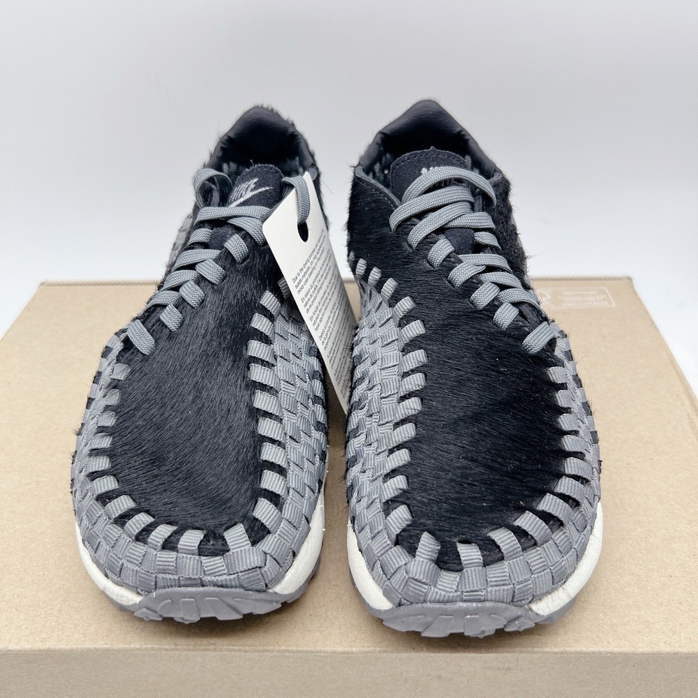 Nike Air Footscape Woven Women's Platform Sneakers Shoes Black Grey US 5.5 - Picture 4 of 13